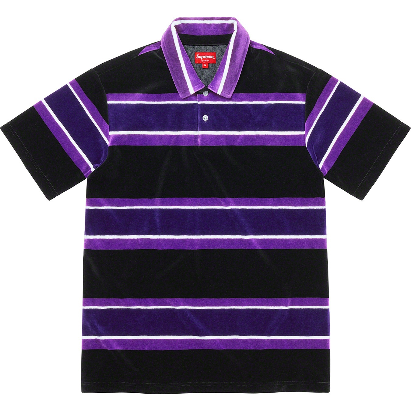 Stripe Velour Polo view 2